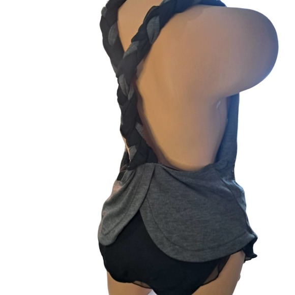 womens tank tops tie front closure - Picture 2 of 7